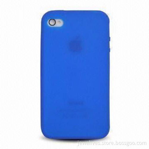 Ultra Low-profile Silicone Skin Case for Apple's iPhone 4, Soft, Washable and Tear-resistant